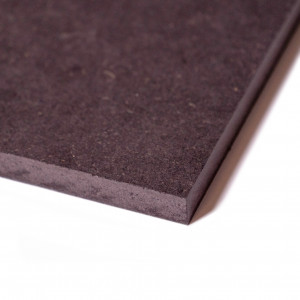 Chute de bois Medium (MDF) Noir 10mm