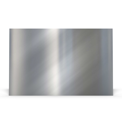 Made-to-measure brushed stainless steel rectangular plate Made-to-measure brushed stainless steel rectangular plate