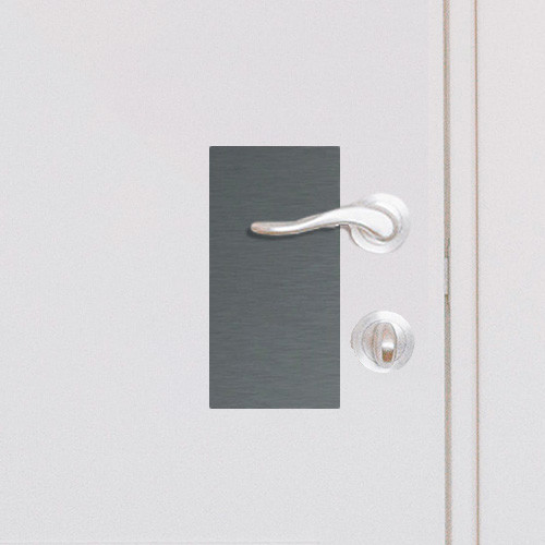 Custom-made rectangular door scuff plates - John Steel Custom-made rectangular door scuff plates - John Steel