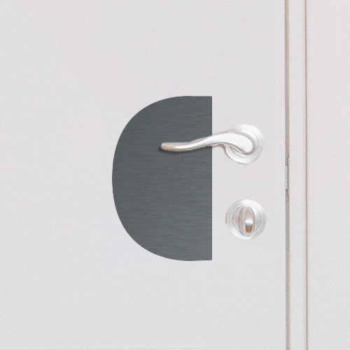 plaque de propreté inox porte demi disque plaque de propreté inox porte demi disque