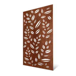 Decorative exterior panel with leaf motif - 180 cm high