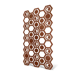 hexágonos de painéis metálicos decorativos hexágonos de painéis metálicos decorativos