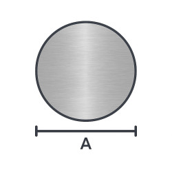 Ronde vloerplaat van inox – John Steel