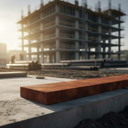 Perfil plano em aço Corten sob medida - Corte preciso | John Steel
