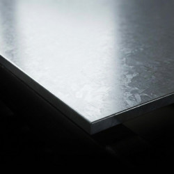 Plaque acier galvanisé 1mm sur mesure - Découpe en ligne | John Steel