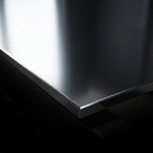 Plancha de acero inoxidable bruto brillante 2mm a medida-Corte láser