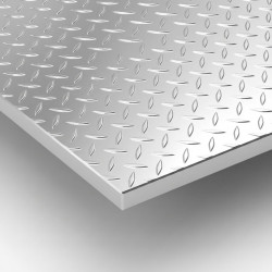 Custom 4 mm aluminium checker plate | Laser cutting