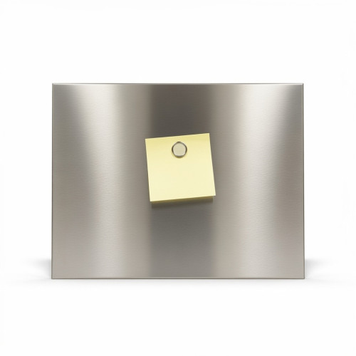 Custom-made magnetic stainless steel rectangle - Metal cutting