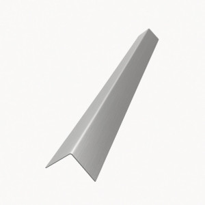 Perfil angular de aluminio cepillado – John Steel