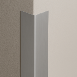 Brushed aluminium angle bar – John Steel