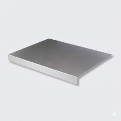 Planche à pâtisserie inox alimentaire sur mesure avec pli