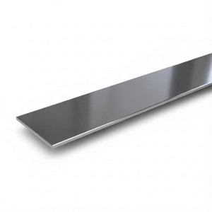 Profilato piatto in acciaio inox marino grezzo e lucido - Inox 316L