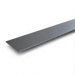 Perfil plano de aluminio anodizado | John Steel