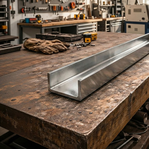 Profilé U en inox brut et brillant| John Steel