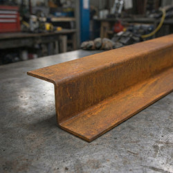 Custom Corten steel Z profile|Cutting and folding John Steel