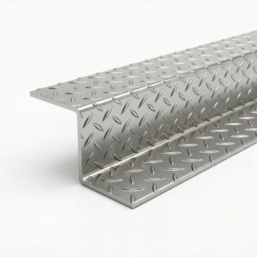 Tread plate stainless steel Z profile - John Steel